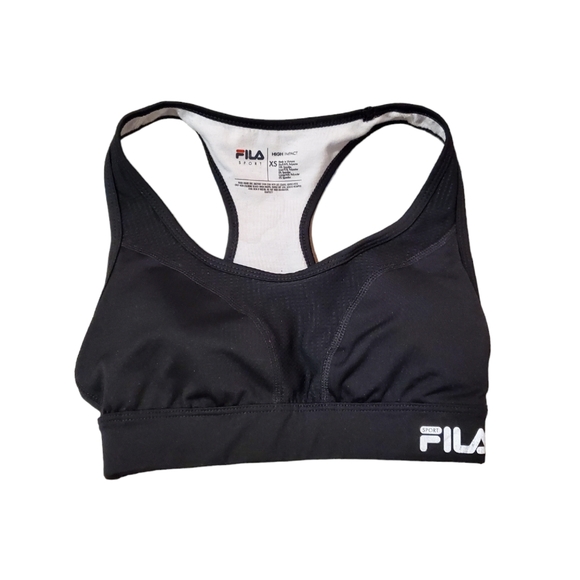 Fila Intimates & Sleepwear Fila Womens High Impact Black Sports Bra